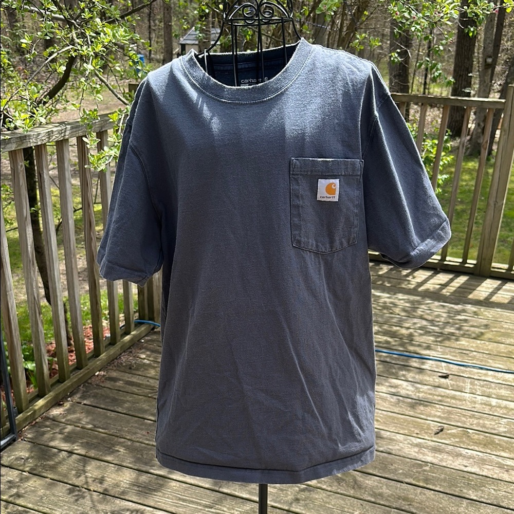 Carhartt Men's Gray Pocket T-Shirt
